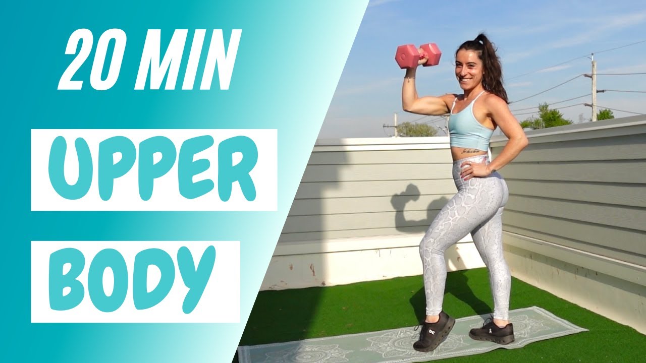 20 Min Dumbbell Upper Body Workout at Home - YouTube
