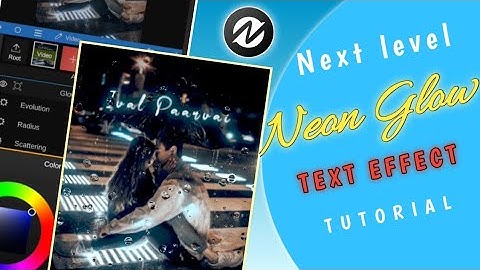 Rain Drop Glow Lyrics Animation Video Editing Tutorial || Node Video Editing Tutorial