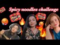 Spicy noodles challenge  with a twist  mahrosh umrani