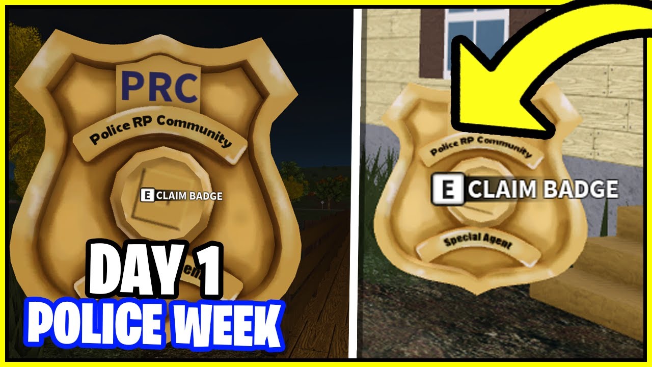 New Erlc Badge Hunt Police Week Day 1 Emergency Response Liberty County Youtube - roblox badges 2021