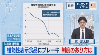 「紅麹」問題で機能性表示食品にブレーキ 制度のあり方は【日経モープラFT】（2024年4月16日）