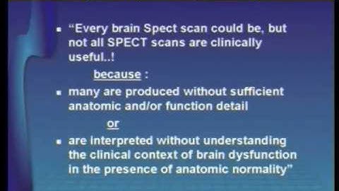 Seeing Clinical Conditions with Brain Spect Function Imaging - Michael Uszler, MD