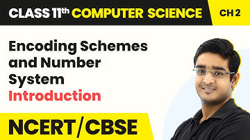 Encoding Schemes and Number System - Introduction | Class 11 Computer Science Chapter 2