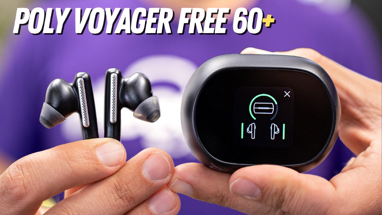 Poly Voyager Free 60 True Wireless Earbuds - Graphite Black