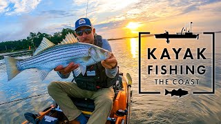 Kayak Fishing Maine for Striped Bass | Kayak Fishing the Coast | Ep. 1