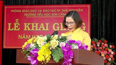 Lễ Khai Giảng trường Tiểu học Sơn Cẩm 3 năm học 2021 - 2022