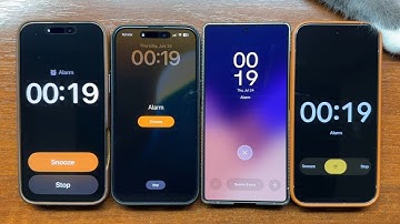 iOS 26 Beta vs iOS 18 vs One UI 7 0 vs Pixel Experience UI Alarm & Timer Alerts + My Cats