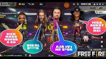 RANDOM PLAYER CALL ME NOOB AND I CHALLENGE FOR 1V3 CUSTOM MATCH😡 || GARENAFREEFIRE || HG GAMING