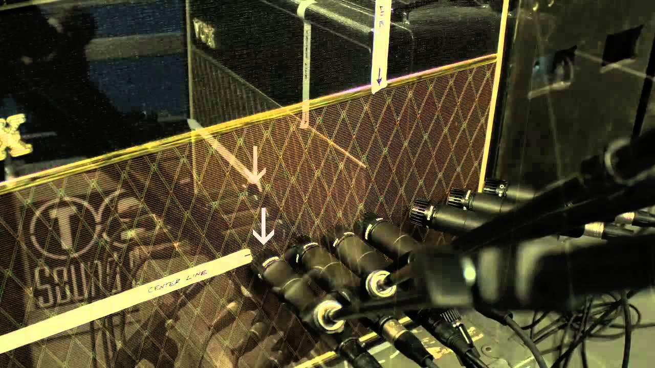 Shure SM57 Placement Comparison Guitar Amp Recording
