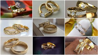 150+Most Trending Gold Couple Rings Designs|Engagement Couple Rings|Wedding Couple Rings Designs screenshot 5
