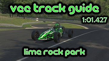 iRacing Track Guide Lime Rock Park | Formula Vee | 1:01.427
