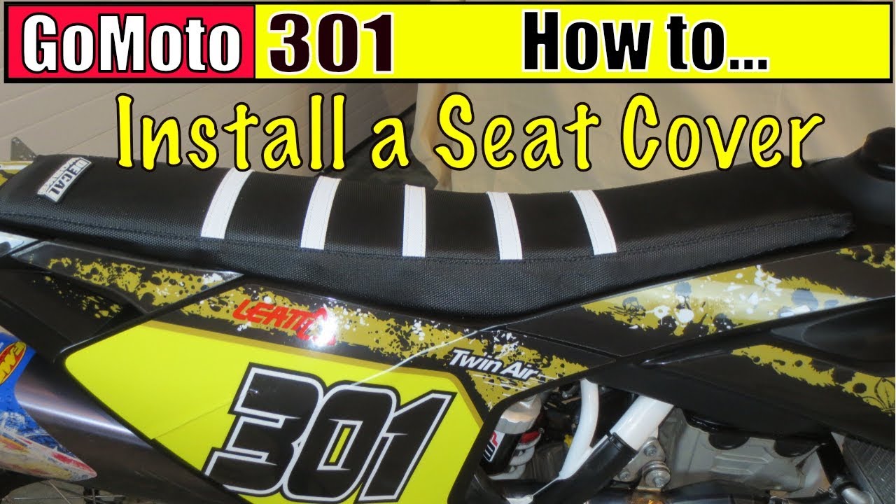 How to Install a Dirt Bike Seat Cover YouTube