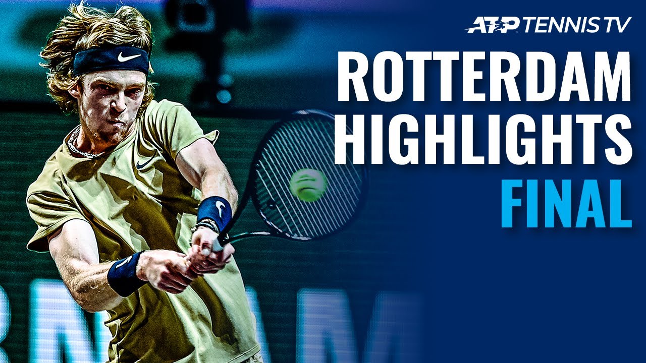 Rublev Chasing Fourth Consecutive ATP 500 Title vs Fucsovics Rotterdam 2021 Final Highlights