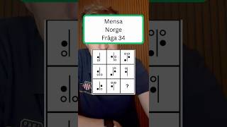 Mensa Norge Fråga 34 - #mensa #iq #iqtest #test #quiz