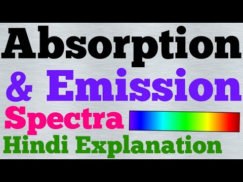 absorption and emission spectra (hindi)