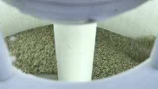 Gearbox tester slow motion sand mixing