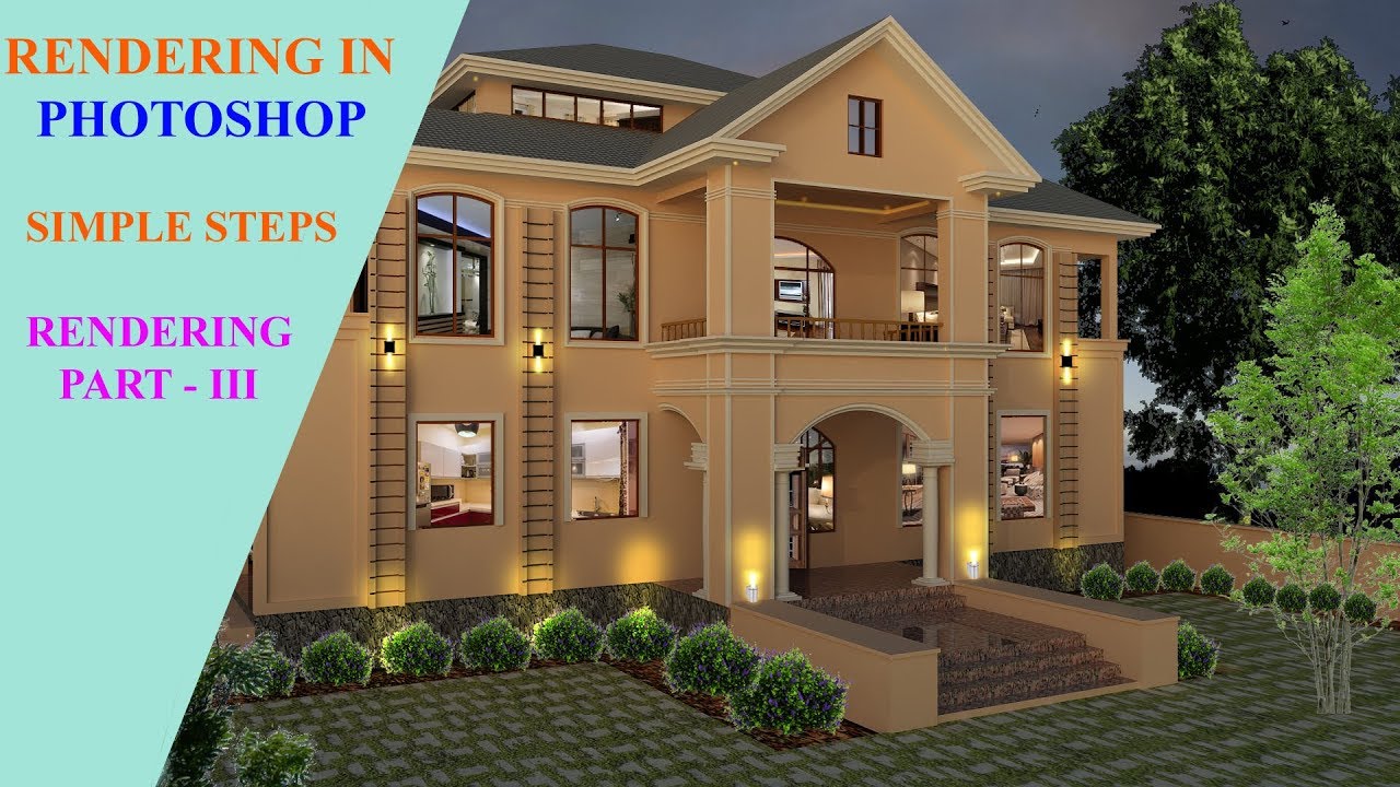 Photoshop Rendering Simple Rendering in Photoshop || Simple Step || Rendering Part - 3 - YouTube
