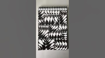 Meditative Drawing Zentangle Doodle Art #shorts #inspiration #satisfying #relaxing #crafts