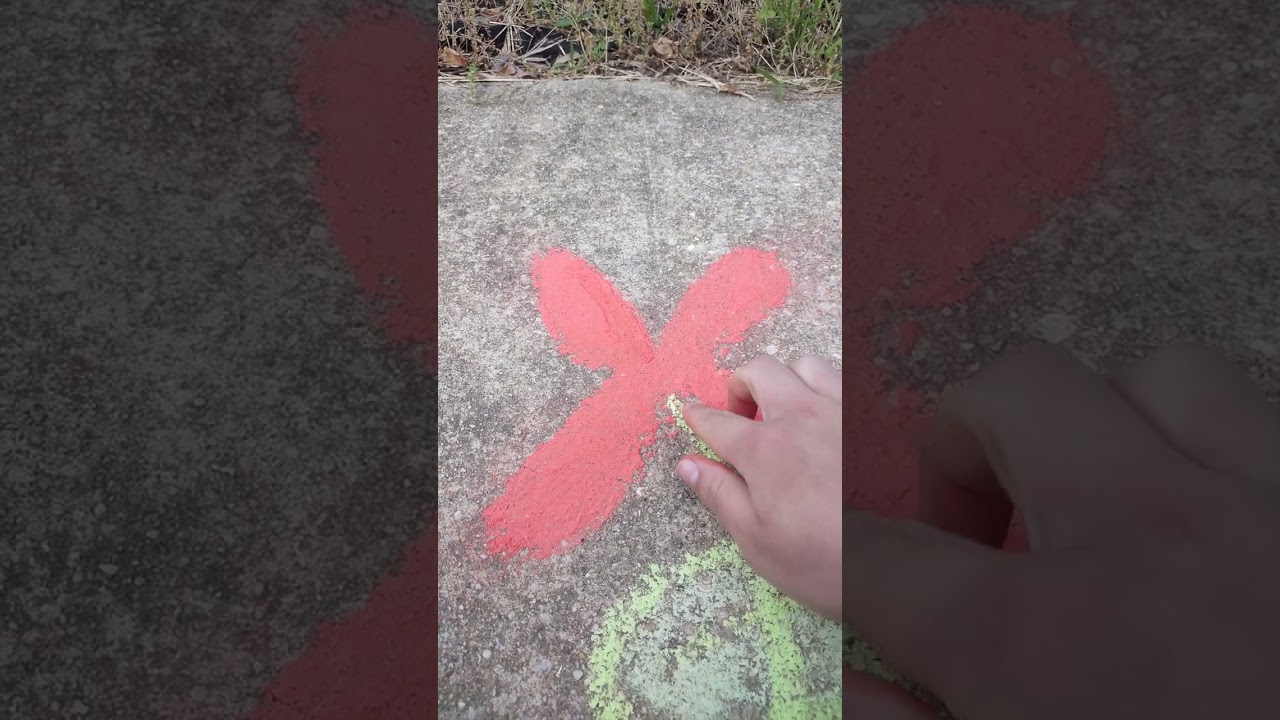 Cool Trick To Make Your Chalk Drawings Better 😀