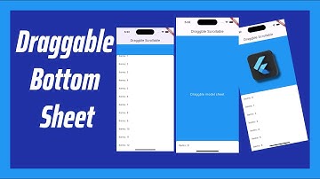 Flutter Draggable Scrollable Sheet & Draggable Bottom Sheet | Devhubspot