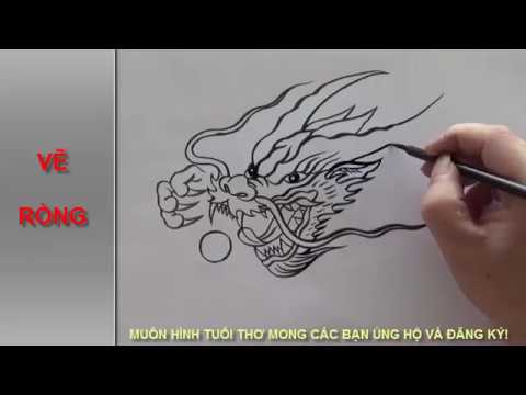 Video DẠY VẼ CON RỒNG MÀU NƯỚC - youtube