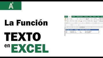 Función Texto en Excel