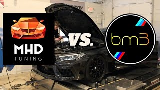 Dyno Testing MHD Vs. bm3 S63T4 M8/M5/X5M/X6M