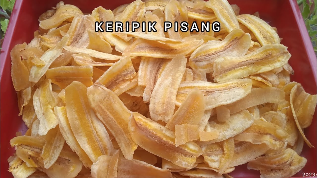 CARA SIMPLE MEMBUAT KERIPIK PISANG RENYAH dan GURIH - Ini Rahasianya #keripik #keripikpisang
