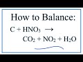Balancing Chemical Equations Concepts