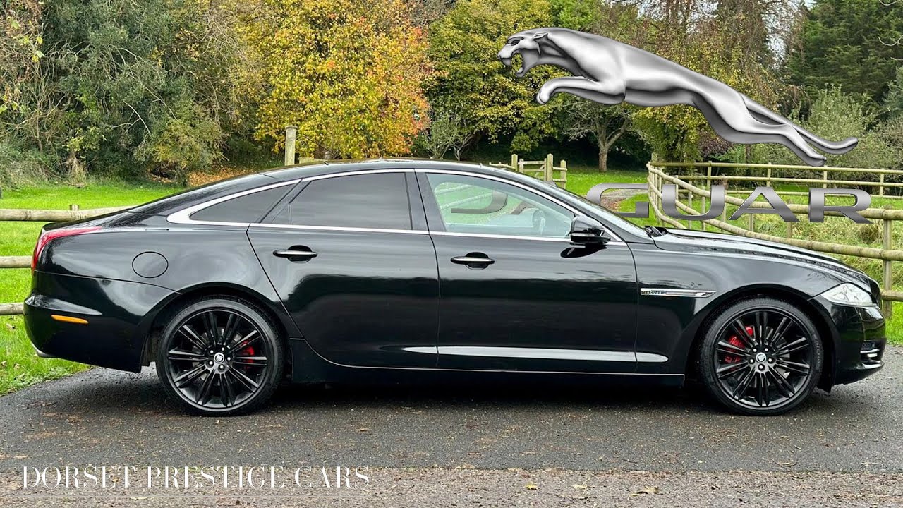 STEALTHED BLACK Jaguar XJ || Dorset Prestige Cars - YouTube