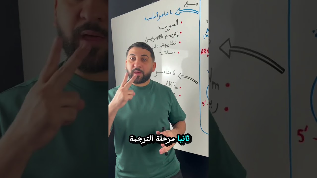 مراجعة تركيب البروتين علوم طبيعية بكالوريا