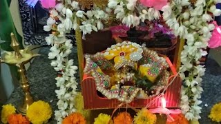 Janmashtami decoration at home| My little kanha | Decoration idea of jhula for Krishna|