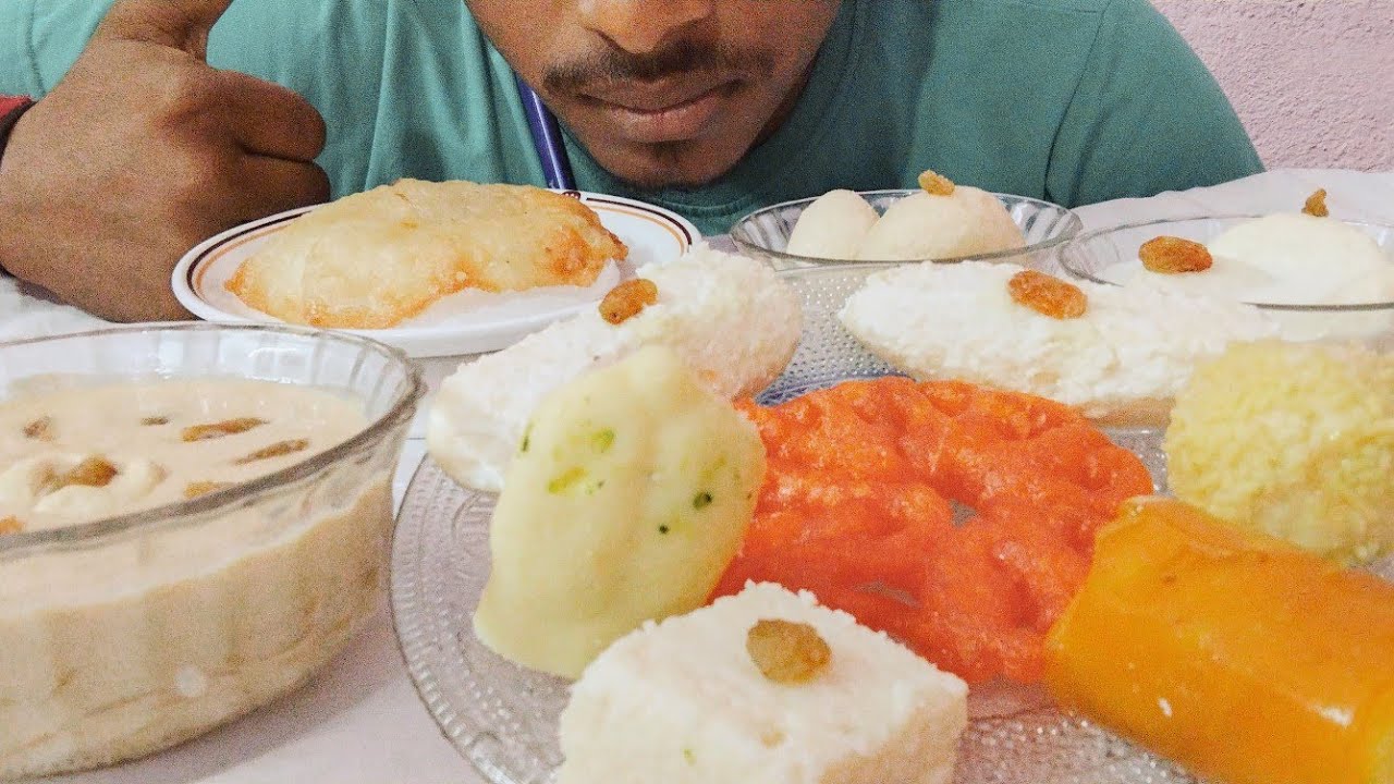 # AsmrJalibi,kalakadh,Talsash,Mango sondash,Lods,KheerKadom,Malpoya, Rasgulla,Rasmalai, And Kheer ##