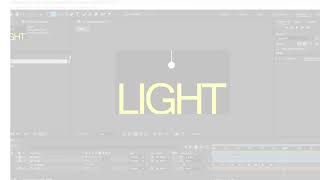 Light pendulum effect in Adobe After Effects 2026