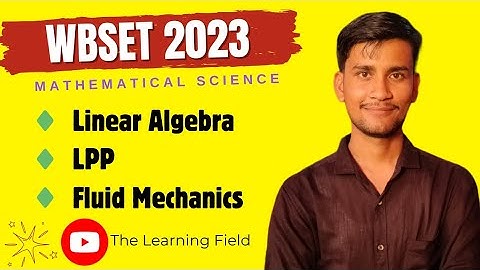 WBSET 2023 DECEMBER MATHEMATICS PAPER SOLUTION | The learning Field