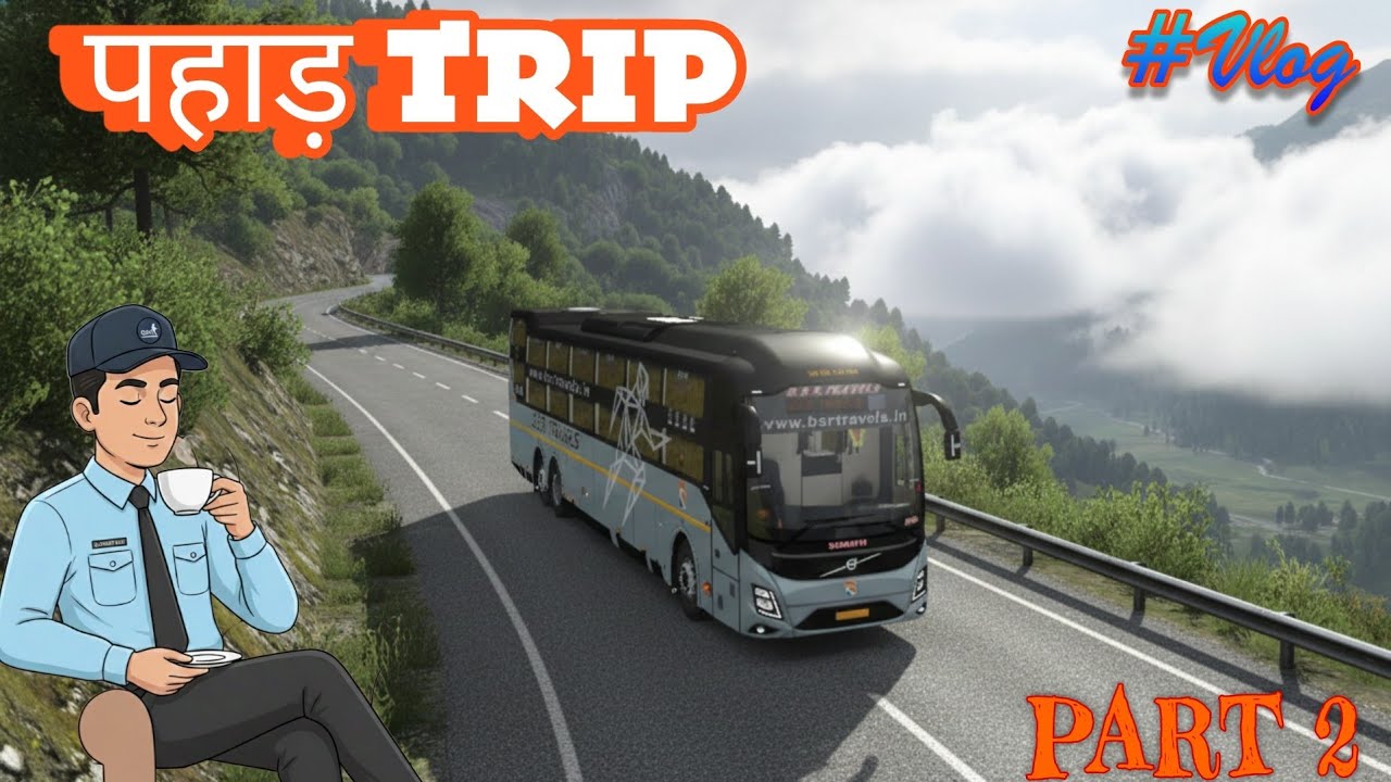 पहाड़ों ki trip pe aagye 😄😄| Bussid vlogs | bussid | vlogs 