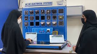 Ajman ATHS Students describe using online simulators on their iPads before using the  Electrical Lab