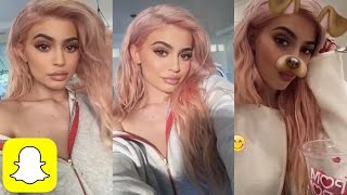 Kylie jenner reveals pink hair on ...