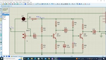 Audio Amplifier Project Simulation On Proteus