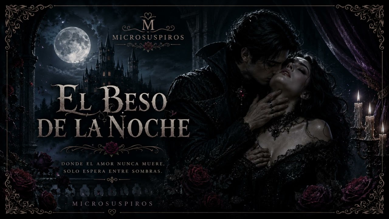 El Beso de la Noche 🦇🌙 | Romance Gótico Entre Sombras | MicroSuspiros