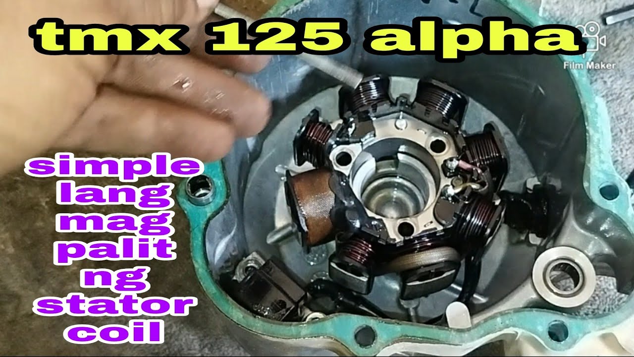 paano mag palit ng stator coil.TMX125 alpha