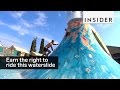 You Have To Earn The Right To Ride This Waterslide