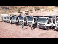Livraison de 10 camions 8x4 pour le nouveau projet du barrage de la rgion de taroudant 