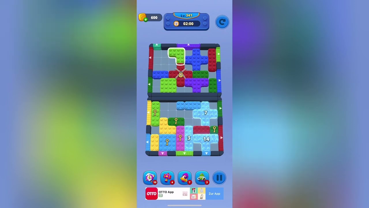 Color Slide Jam Level 341 Solution Walkthrough - YouTube