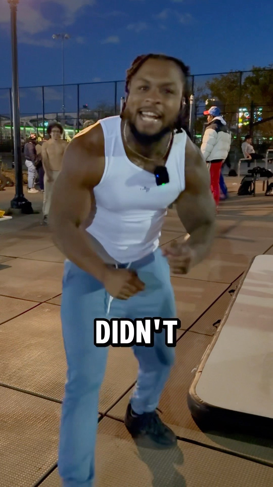 He wanted to fight over $1,000?