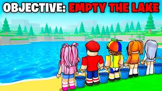 ROBLOX DRAIN THE LAKE…