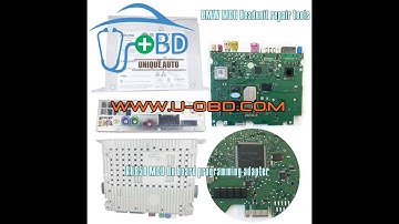 BMW MGU Headunit repair tools MCU RH850 Chip on board programming adapter VVDIPROG