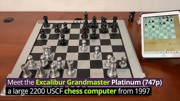 Excalibur Grandmaster Platinum 747p Chess Computer  ► Gadgetify