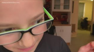 Partially blind swimmer makes a splash
