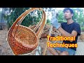 The most simple technique of making bamboo crafts bamboo woodworking art